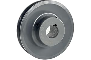 Saelno AK41-7/8 v Belt Pulley 7/8 inch bore 3.95" OD,V-Belt Sheave Cast Iron for A AX 3L 4L V-Belts,AK4178 Pulley