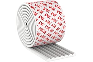 YICHYAYA Extra-Wide Edge Protectors 6.5ft Baby Proofing for Baby with 3M Strong Adhesive Double Sided Tape, Sharp Edge & Corner Safety Guards Furniture Bumper for Table, Furniture, Fireplace, Beige