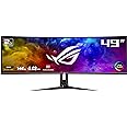 ASUS ROG Swift 49” Curved QD-OLED Gaming Monitor (PG49WCD) - Dual QHD 32:9 (5120x1440), 144Hz, 0.03ms, G-SYNC Compatible, Smart-KVM, 90W USB-C PD