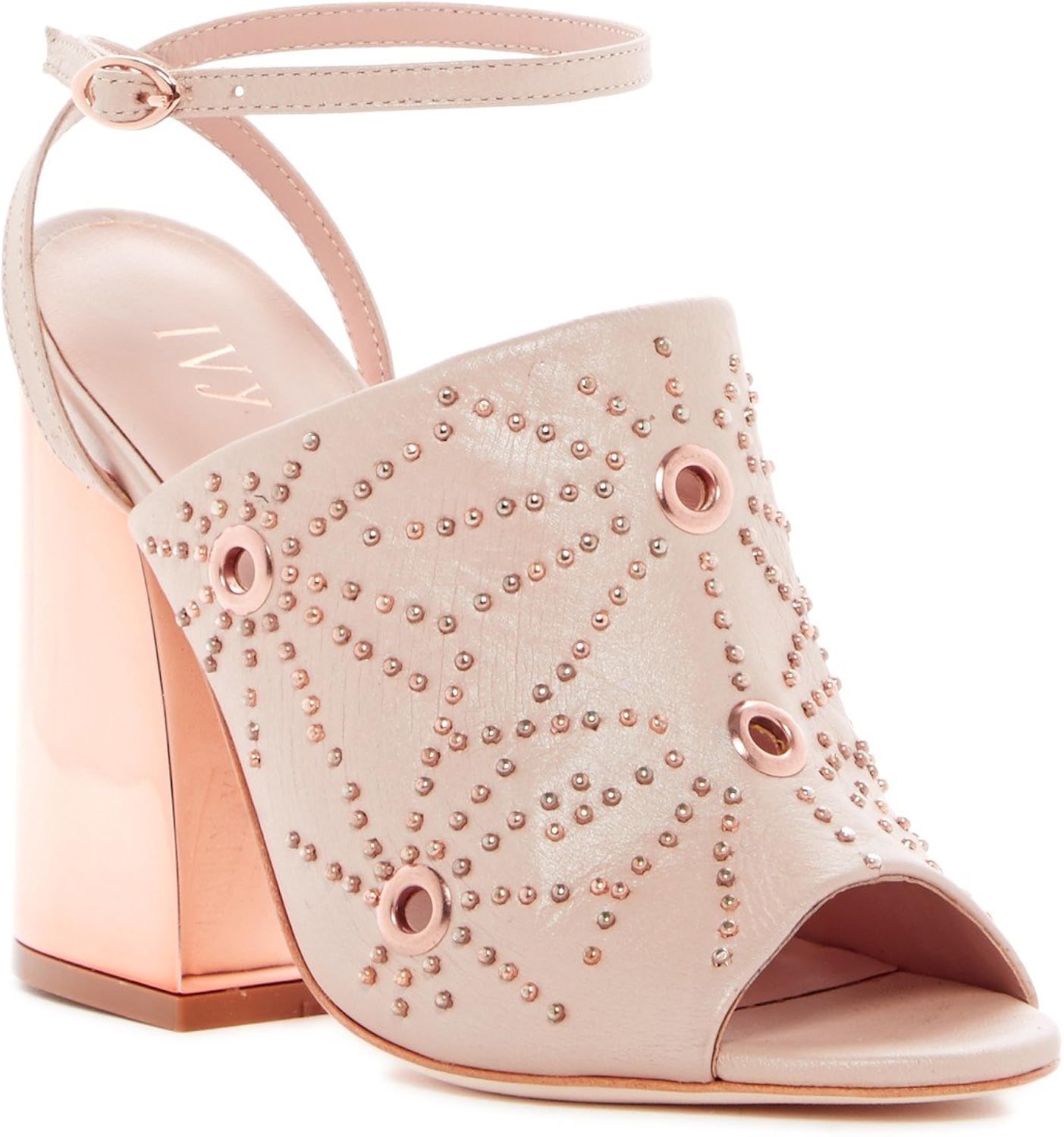 blush closed toe heels