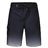 Rokka&Rolla Men's 4-Way Stretch Swim Trunks