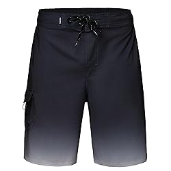 Rokka&Rolla Men's 4-Way Stretch Swim Trunks