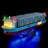 BrickBling LED Light Compatible with Lego 40955 Maersk Dual-Fuel Container Vessel-No Model Included (Classic Edition)