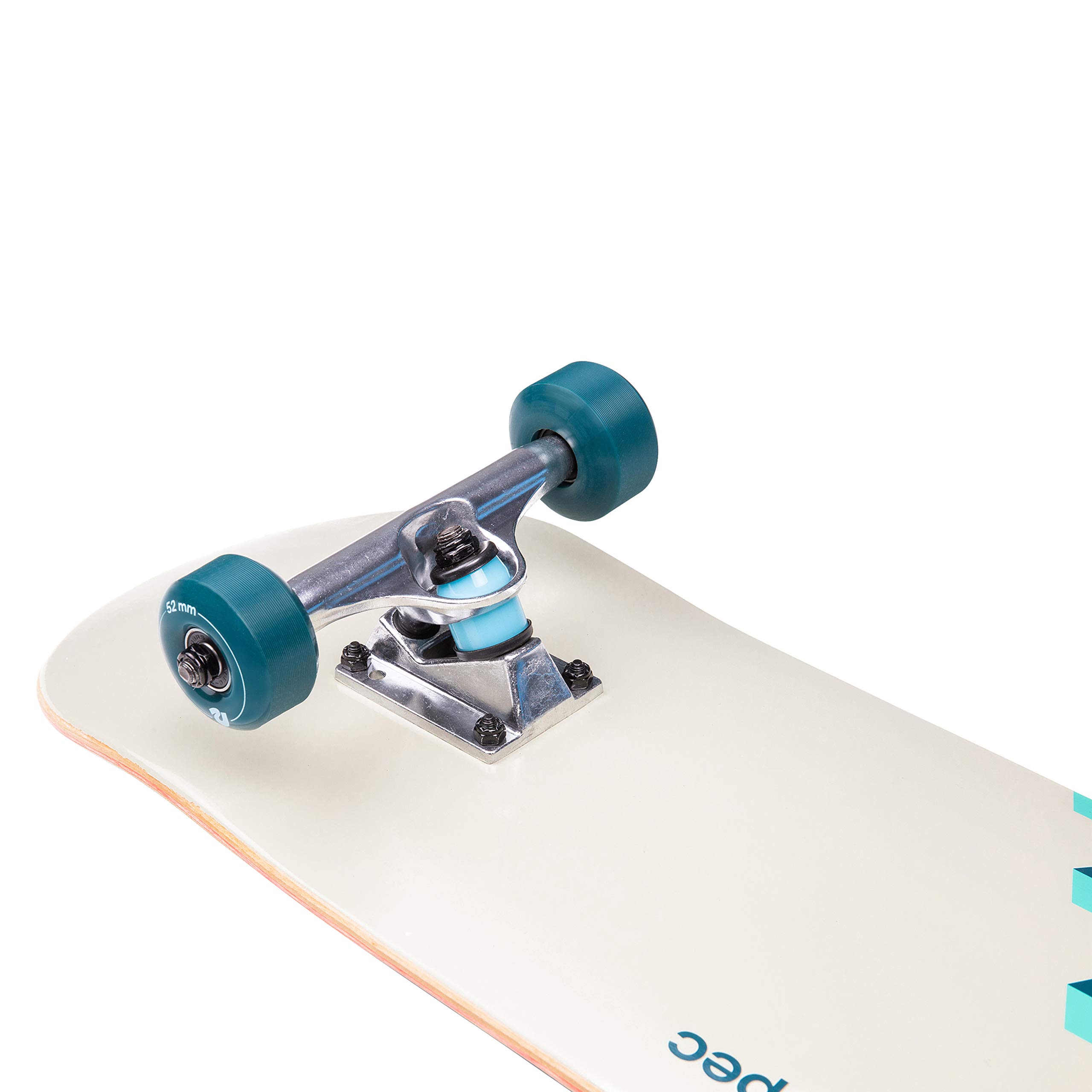 Retrospec Alameda Skateboard Complete | Canadian Maple Wood Deck w/ 5.5 Inch Aluminum Alloy Trucks for Commuting, Cruising, Carving & Downhill Riding