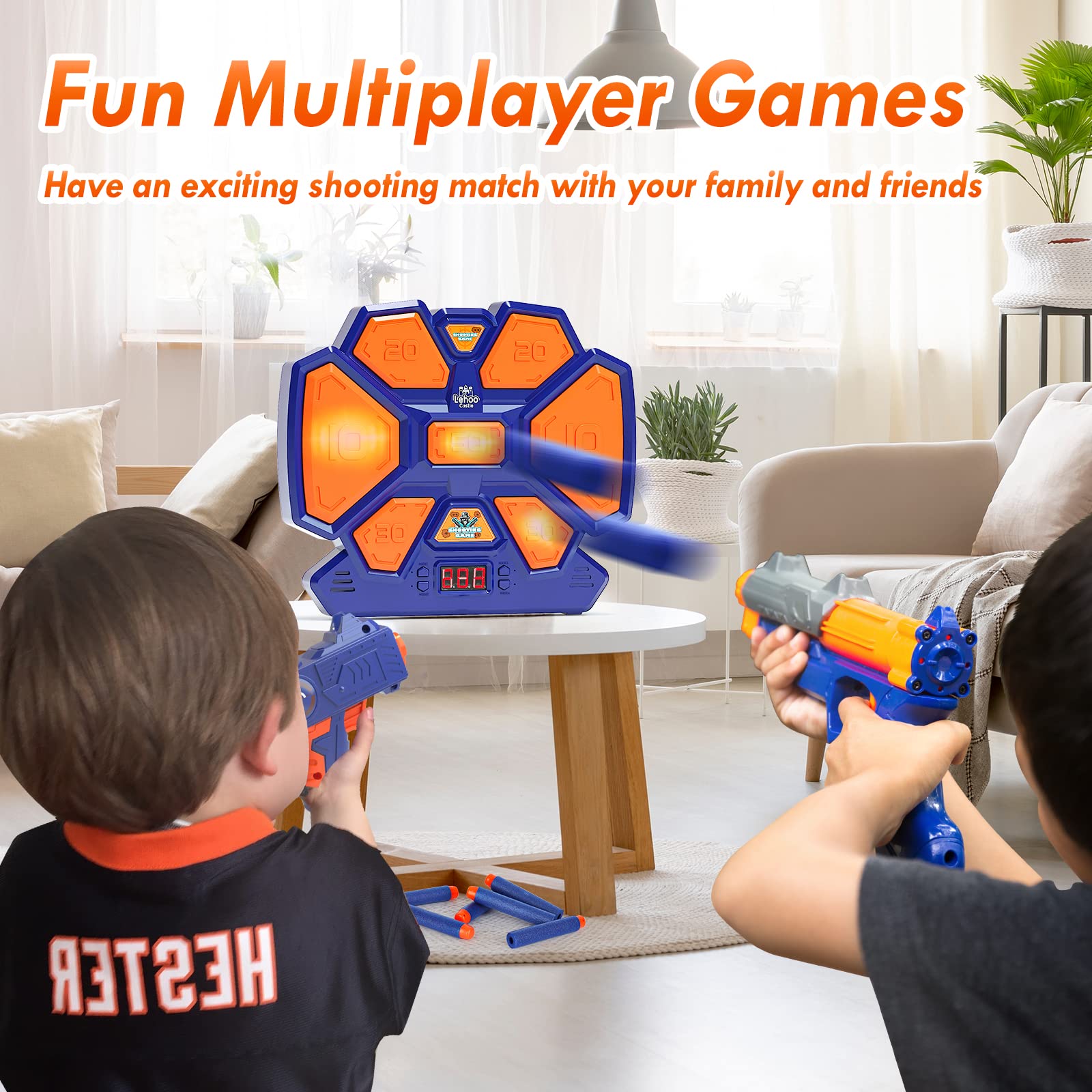 Electronic Target for Nerf Guns