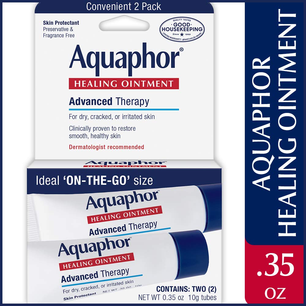 Aquaphor Healing Ointment - To Go Pack, Two 0.35 Oz Tubes : Therapeutic Skin Care Products : Beauty