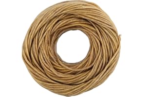 Greensen Organic Hemp Candle Wick, 200ft Natural Beeswax Coated Slow Burning Wick for DIY Candles, with No Dripping No Black 