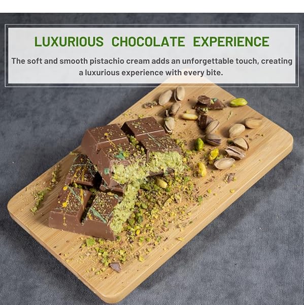 DUBAI CHOCOLATE BAR PISTACHIO AND CRISPY KATAIFI FILLED 7 OZ, HANDMADE LUXURY DUBAI CHOCOLATE WITH KNAFEH, FRESH DAILY PRODUCTION, PERFECT FOR GIFTING