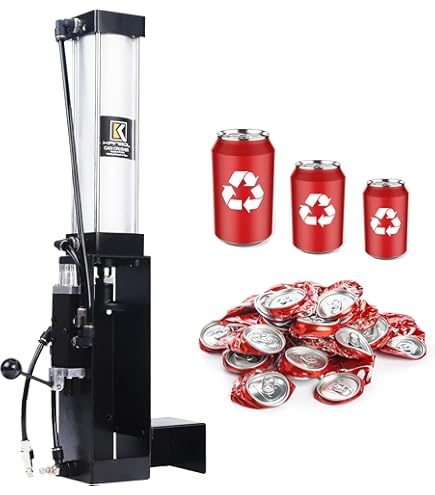 Amazon.com: KANBOL Blue Pneumatic Can Crusher with Automatic