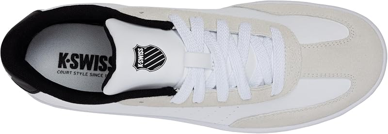 Baskets Court Balboa SDE pour Homme, en Blanc, Cloud Dancer/Noir, Taille 42,5 UE, White Cloud Dancer Black, 42.5 EU