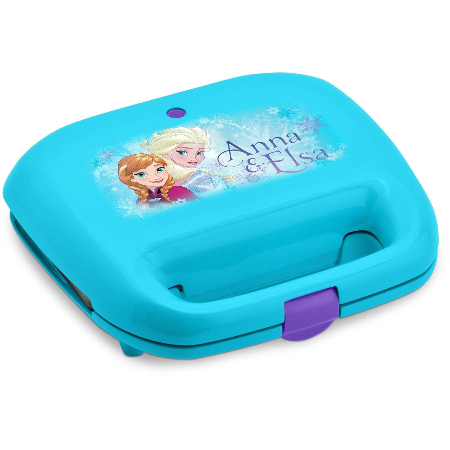 Frozen Waffle Maker Disney Princess Blue Anna Elsa Olaf Kids Kitchen
