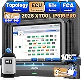 XTOOL IP919 PRO OBD2 Scanner Topology Mapping, Bidirectional Scan Tool with ECU Programming, ECU Coding, 51+ Resets, 3-Year U