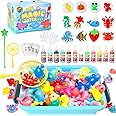 Magic Toy Water Toy Elf Toy Kit, Aqua Toy Fairy Water Gel Kit Creative Magic Toy Water Creation kit, 12 Magic Gels, Arts & Crafts DIY STEM Kits Children's DIY (12 Colors)