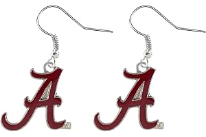 NCAA Alabama Crimson Tide Dangler Earrings