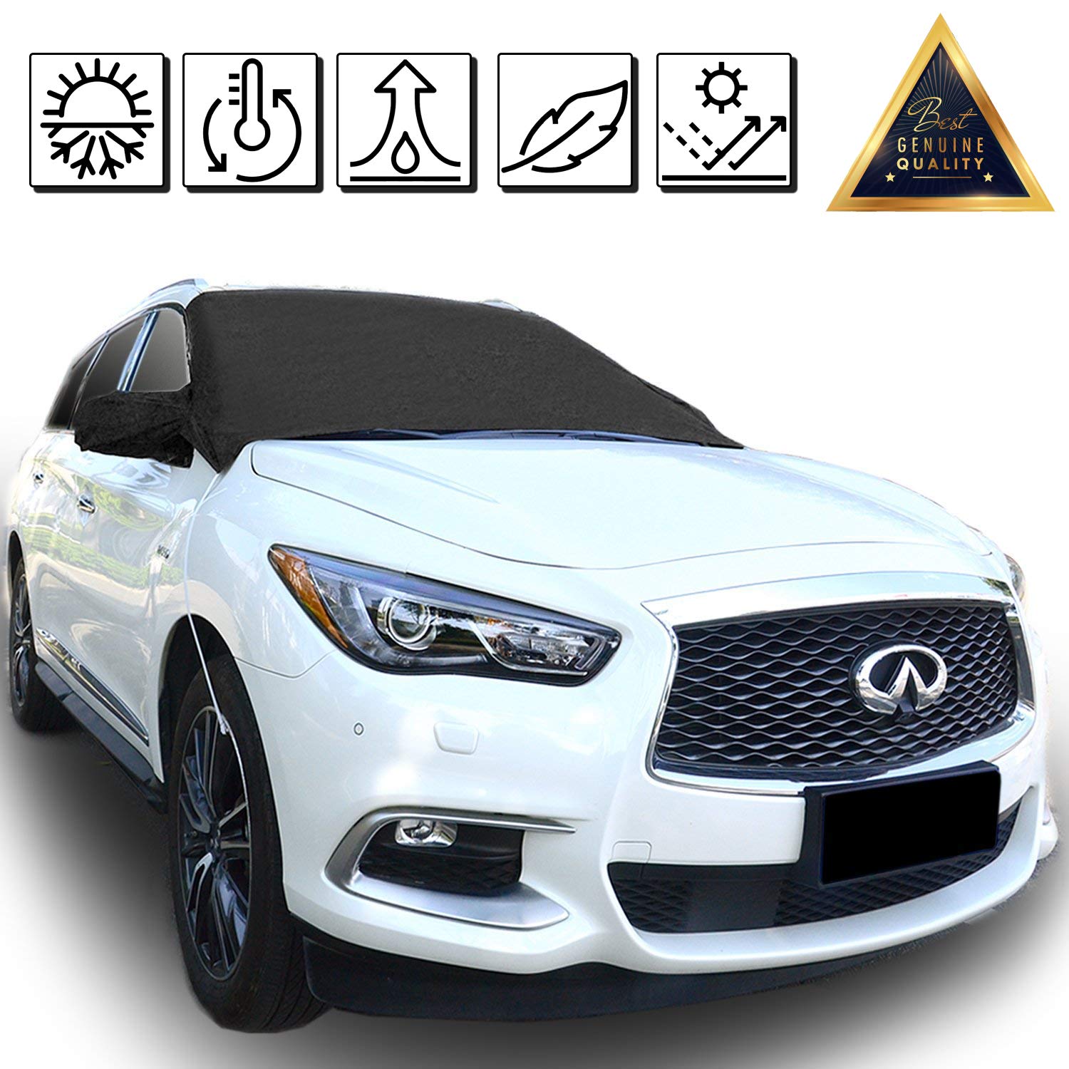 Buy Chanvi Windshield Cover Snow Ice Frost Rain Resistant, Waterproof