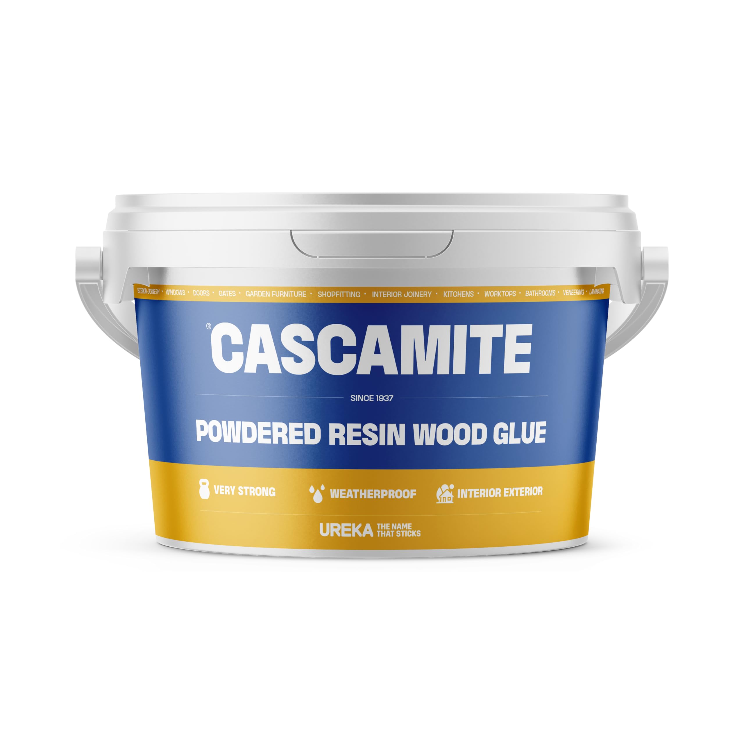 Cascamite Wood Glue Professional Adhesive used for Joinery, Cabinetmaking, and General Woodworking - 500g