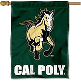 College Flags & Banners Co. Cal Poly Mustangs House Flag Banner