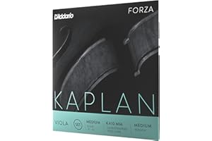 D'Addario Kaplan Forza Viola Strings - Full Set - K410 MM - Viola Strings - Medium Scale, Medium Tension