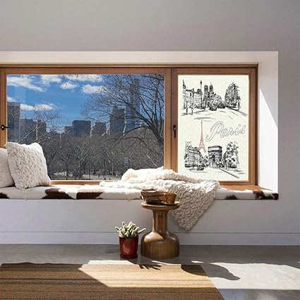 Amazon Com Yoliyana Static Cling Decorative Window Film