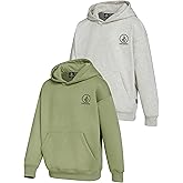 Volcom Boys Hoodies 2 Pack Boys Sweatshirts Premium Comfy Cotton Hoodies Size 8-20
