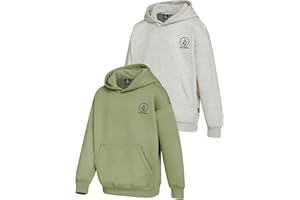 Volcom Boys Hoodies 2 Pack Boys Sweatshirts Premium Comfy Cotton Hoodies Size 8-20