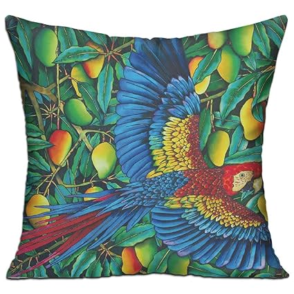 Amazon Com Wqbzl Mango Tree Exotic Bird Fashion Decorative Throw