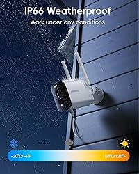 ZUMIMALL Solar Security Cameras Wireless