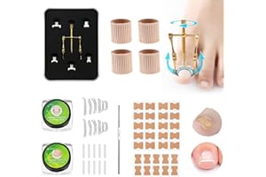 Kioiner Ingrown Toenail Tool Kit, Ingrown Toenail Correction Treatment Removal Kit Include Ingrown Toenail Corrector Endogeno