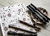 uni-ball PIN Fineliners Black 0.5mm Pack of 3 | Water & Fade Resistant Ink view 4