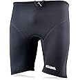REALON Wetsuit Shorts Neoprene Men 3mm Buoyancy Swim Pants Adult Women Sweat Wet Suit Trunks Jammers Keep Warm Water Sport Aerobics for Swimming Surfing Snorkeling Diving Kayaking Scuba