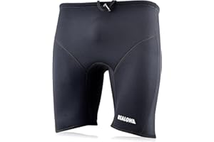 REALON Wetsuit Shorts Neoprene Men 3mm Buoyancy Swim Pants Adult Women Sweat Wet Suit Trunks Jammers Keep Warm Water Sport Aerobics for Swimming Surfing Snorkeling Diving Kayaking Scuba