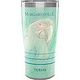 Tervis Traveler Margaritaville - Lyrical Triple Walled Insulated Tumbler Travel Cup Keeps Drinks Cold & Hot, 20oz, Stainless Steel