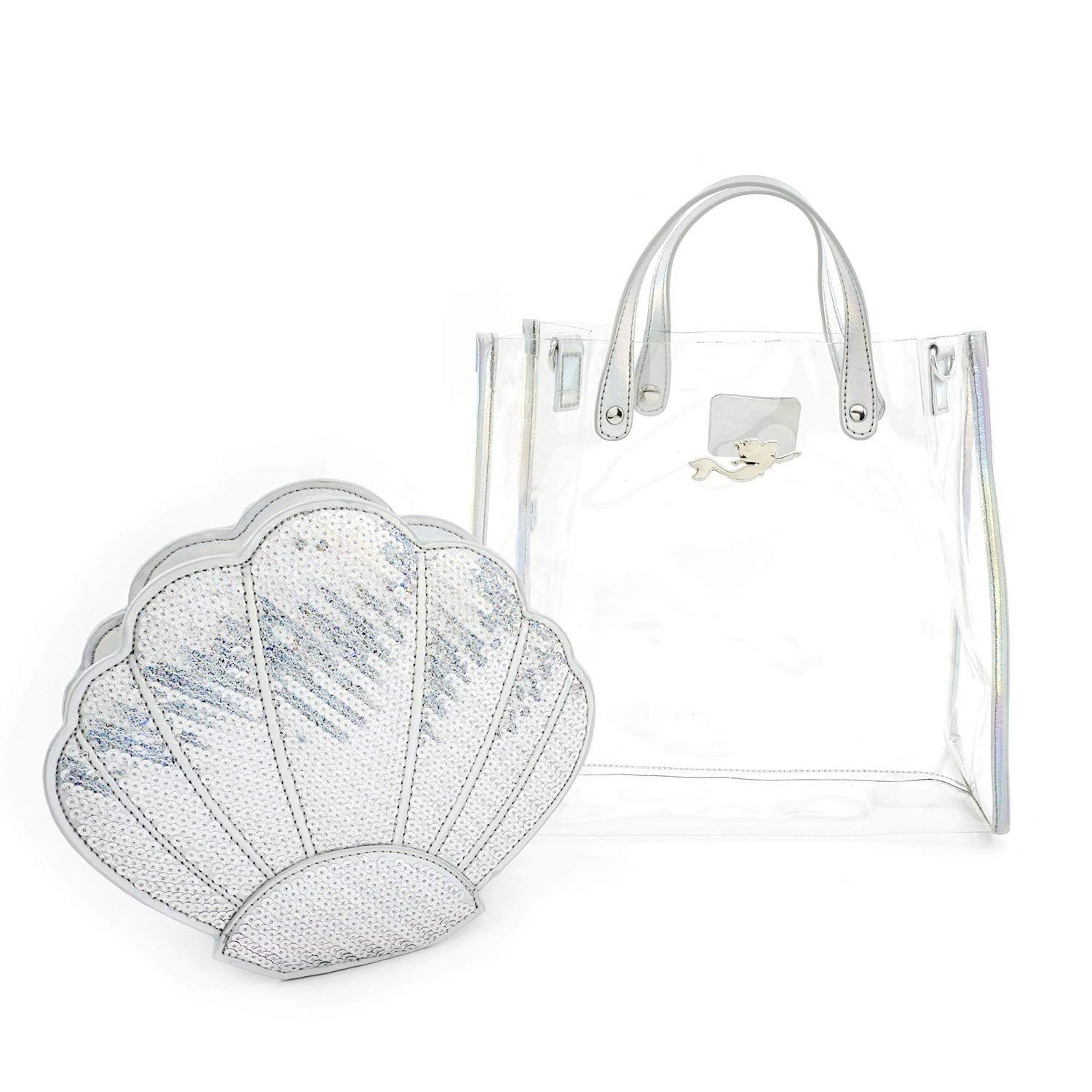 Loungefly WDTB1808 Ariel 30th Anniversary 2 Piece Crossbody Bag