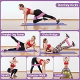 Pleasion Fabric Resistance Bands Set 3 Levels Booty Bands for Women Men view 3