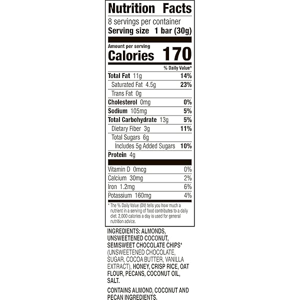 LARABAR TRAIL MIX BARS, CHOCOLATE COCONUT MACAROON, GLUTEN FREE BAKED NUT BAR, 8 COUNT, 8.48 OZ