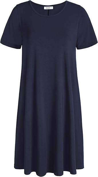 navy t shirt dress