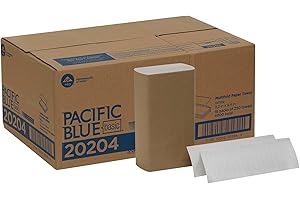 Pacific Blue Basic Multifold Paper Towels (Previously Branded Acclaim) by GP PRO (Georgia-Pacific), White, 20204, 250 Towels Per Pack, 16 Packs Per Case, (Case of 16 Packs, 250 per Pack)