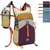 UtiaMiaoGonGo 15L Small Hiking Backpack Travel Daypack Colorful Lightweight Packable Foldable Casual Backpack for Women Men