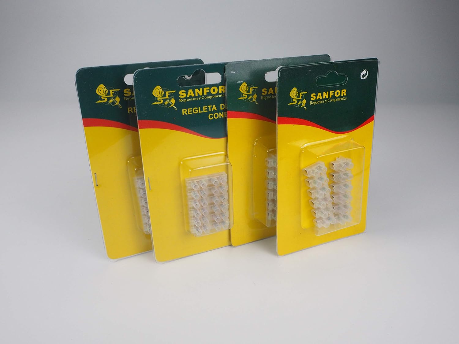 Sanfor 4 x Power Strip 6mm + 10mm 76042, Colourful