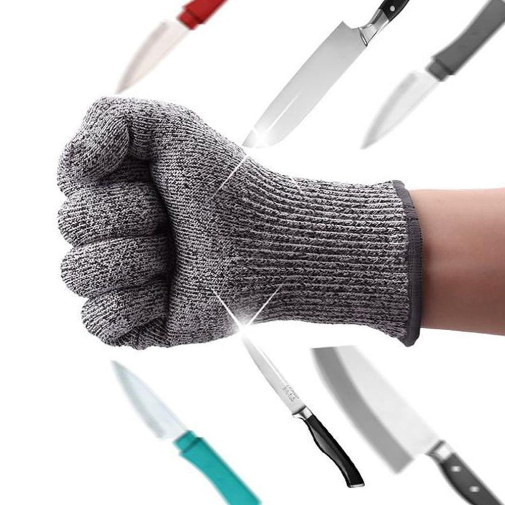 Zinnor Cut Resistant Gloves, Nitrile Gloves Explosion-proof Stab-resistant Anti-cut gloves for Work, Kitchen