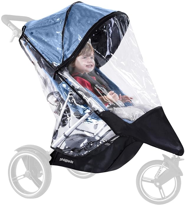 phil&teds Storm Cover for Dash Stroller, Single or Double
