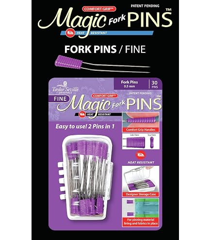 thumbnail image 2 of Fork Pins (35 Pcs) - Clover Needlecraft 2 of 9