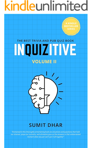 Inquizitive The Pub And Trivia Quiz Game Book Volume Ii The Inquizitive Series Book 2 Kindle Edition By Dhar Sumit Malla Manisha Reference Kindle Ebooks Amazon Com