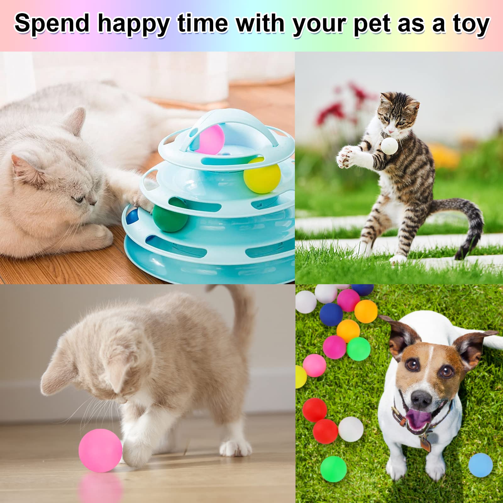 Guirnd 28 Pcs 40mm Ping Pong Balls for Table Tennis, Games, Arts, Kids, and Pet Toys