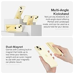 AMAZINGthing Magnetic Phone Wallet Compatible with