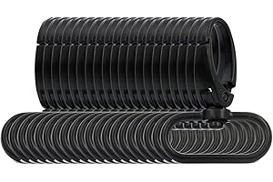 BIKICOCO 1-1/4'' Swivel Trigger Lever Push Gate Snap Hook Lobster Claw Clasp Spring Loaded Clip, Oval Ring Ended - Pack of 20