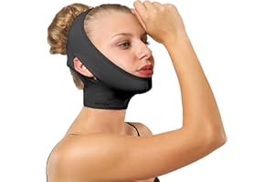 AURAFIX ORTHOPEDIC PRODUCTS Post Surgical Chin Strap Bandage for Women Neck and Chin Compression Garment Wrap Face Slimmer, Jowl Tightening, Chin Lifting