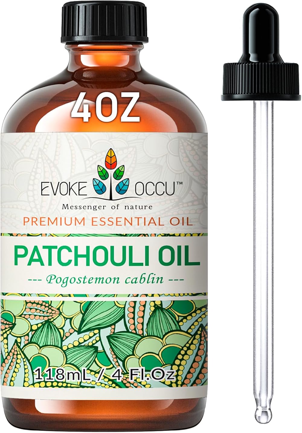 EVOKE OCCU Patchouli Essential Oil 118ml Pure Patchouli Oil Indonesian