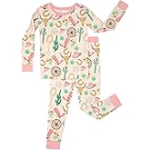 Little Sleepies Two-Piece Pajama Set for Boys & Girls, Soft Viscose from Bamboo Toddler Pajamas for Kids, Family Matching PJs