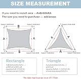 AXT SHADE Shade Sail Waterproof 2.5x3m Rectangle UV Block Canopy view 6